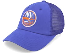 New York Islanders Raglan Bones Black Dad Cap - American Needle