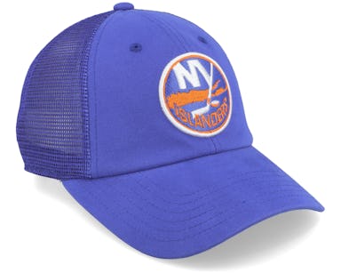 New York Islanders Raglan Bones Black Dad Cap - American Needle