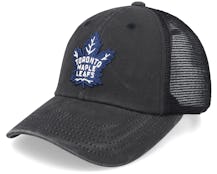 Toronto Maple Leafs Raglan Bones Black Trucker - American Needle