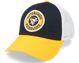 Pittsburgh Penguins Valin Ivory/Black Trucker - American Needle