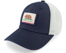 California Ballpark Mesh Ivory/Navy Trucker - American Needle