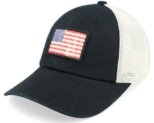 USA Ballpark Mesh Ivory/Black Trucker - American Needle