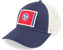 Tennessee Twill Valin Patch Navy/Ivory Trucker - American Needle