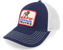 Mack Truck Twill Valin Patch Ivory/Navy Trucker - American Needle