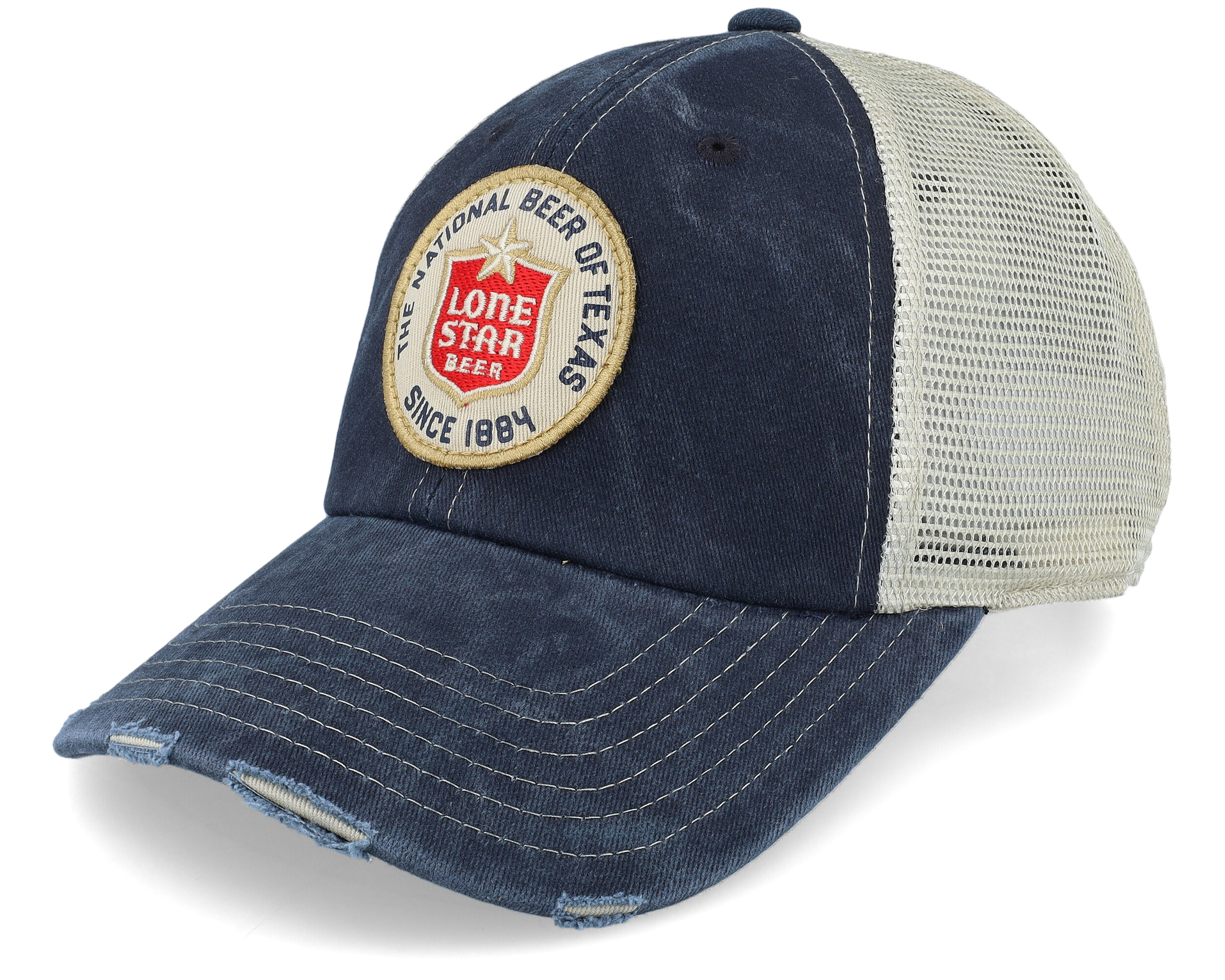 Lone Star Orville Navy/Stone Trucker - American Needle keps - Hatstore.se