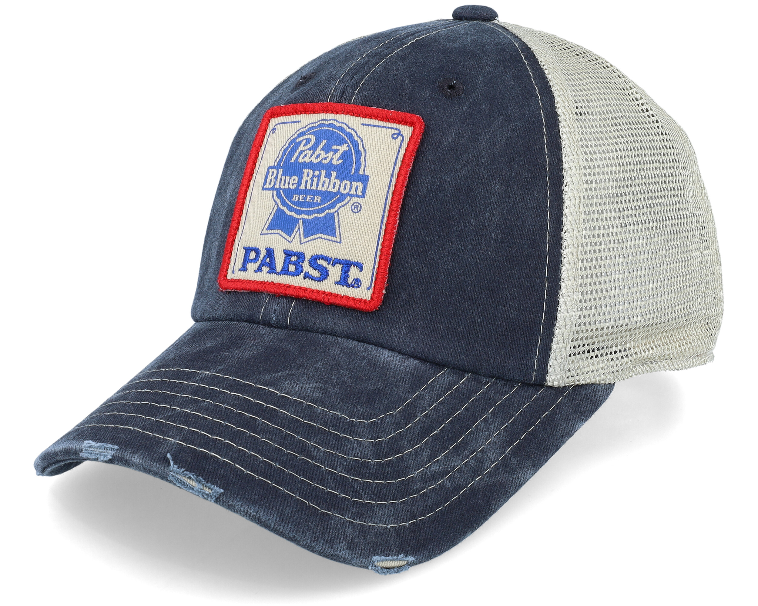 Pabst Orville Navy/Stone Trucker - American Needle cap | Hatstore