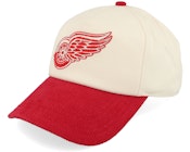 Detroit Red Wings Burnett Cream/Dark Red Dad Cap
