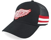 Detroit Red Wings Hotfoot Black Trucker
