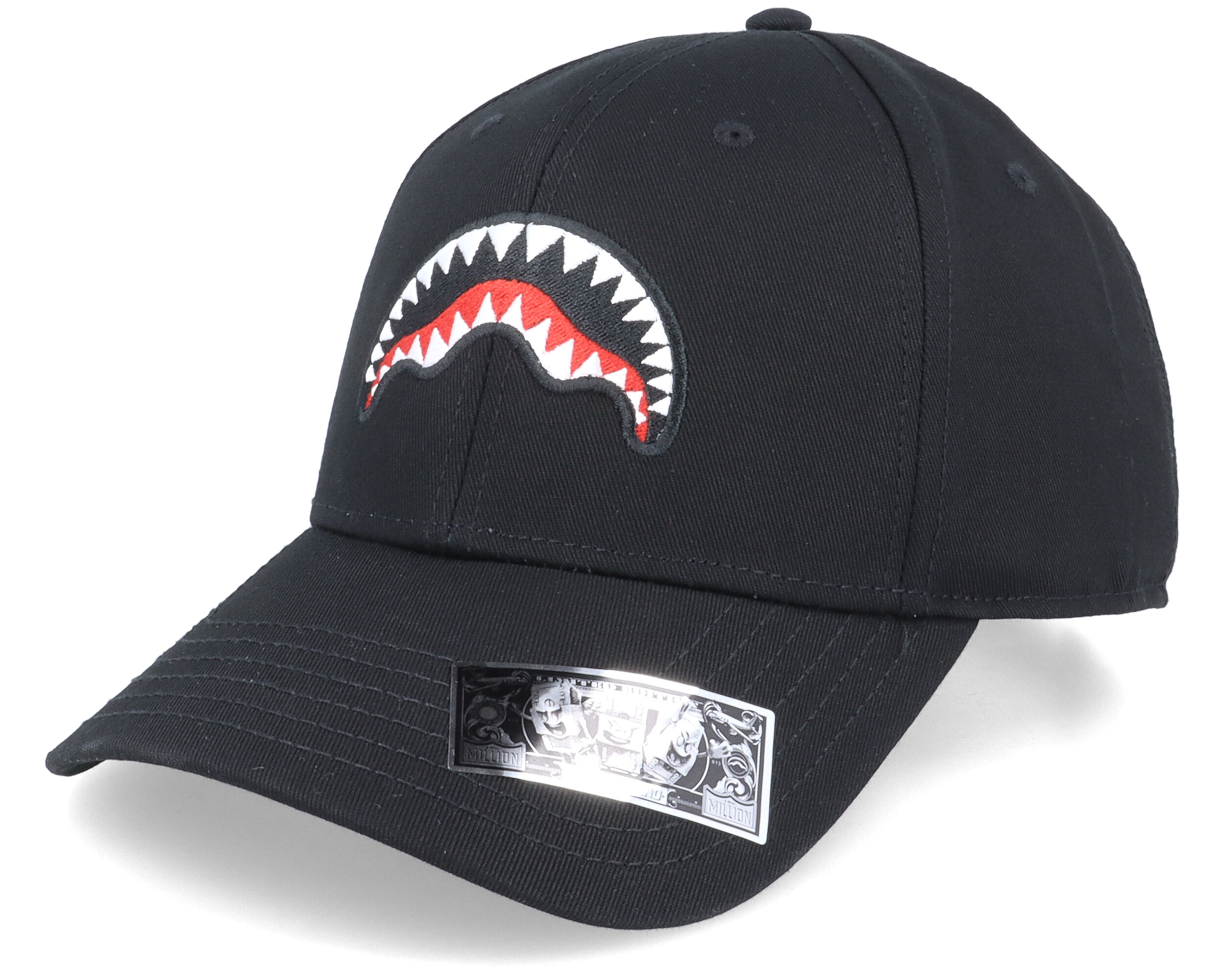 Smooth Cap Black Adjustable Sprayground cap