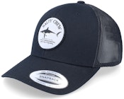 Bruce Retro Black Trucker