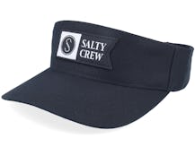 Alpha Black Visor - Salty Crew