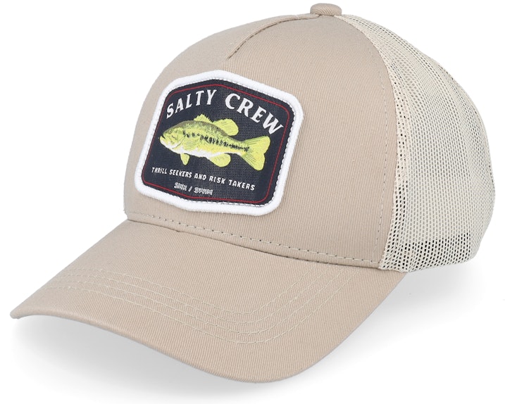 Gone Fishing Black Snapback Sqrtn - Main Image