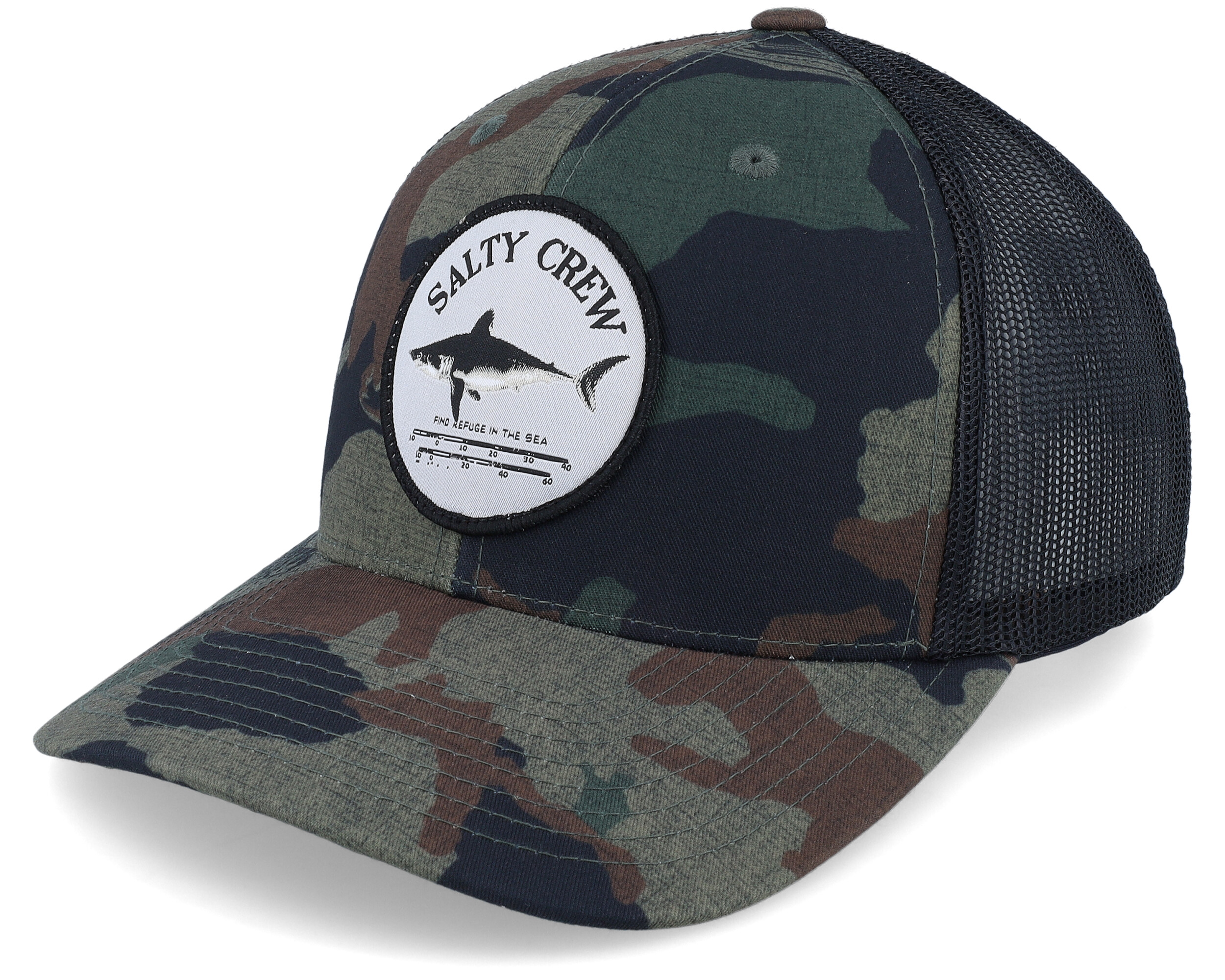 Bruce Retro Salty Camo Trucker - Salty Crew - Gorra | Hatstore.com.mx