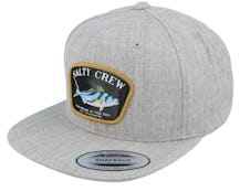 Rooster 6 Panel Oatmeal Snapback - Salty Crew