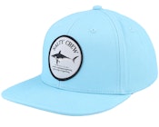 Kids Bruce Boys 6 Panel Marine Blue Snapback