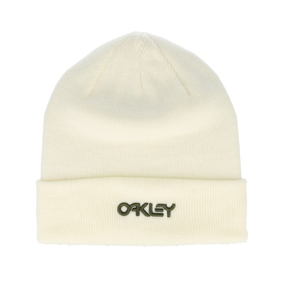 Produktfoto för Oakley - Vit cuff Beanie - B1b Logo Beanie Arctic White Cuff @ Hatstore