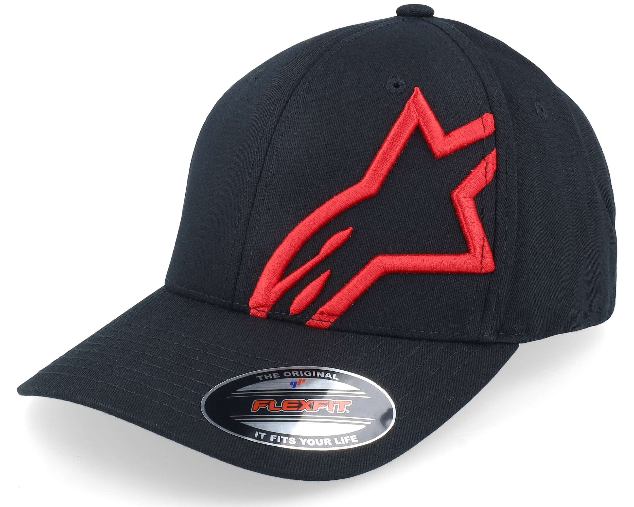 Alpinestars Corp Shift 2 Flexfit Cap negro rojo tamano L XL para Hombres