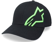Corp Snap 2 Hat Black/Green Adjustable - Alpinestars