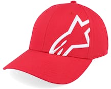 Corp Snap 2 Hat Red/White Flexfit - Alpinestars