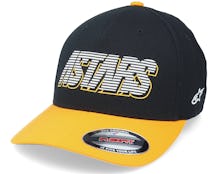 Lanes Hat Black/Yellow Flexfit - Alpinestars