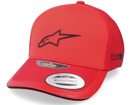 Sleek Hat Red Adjustable - Alpinestars