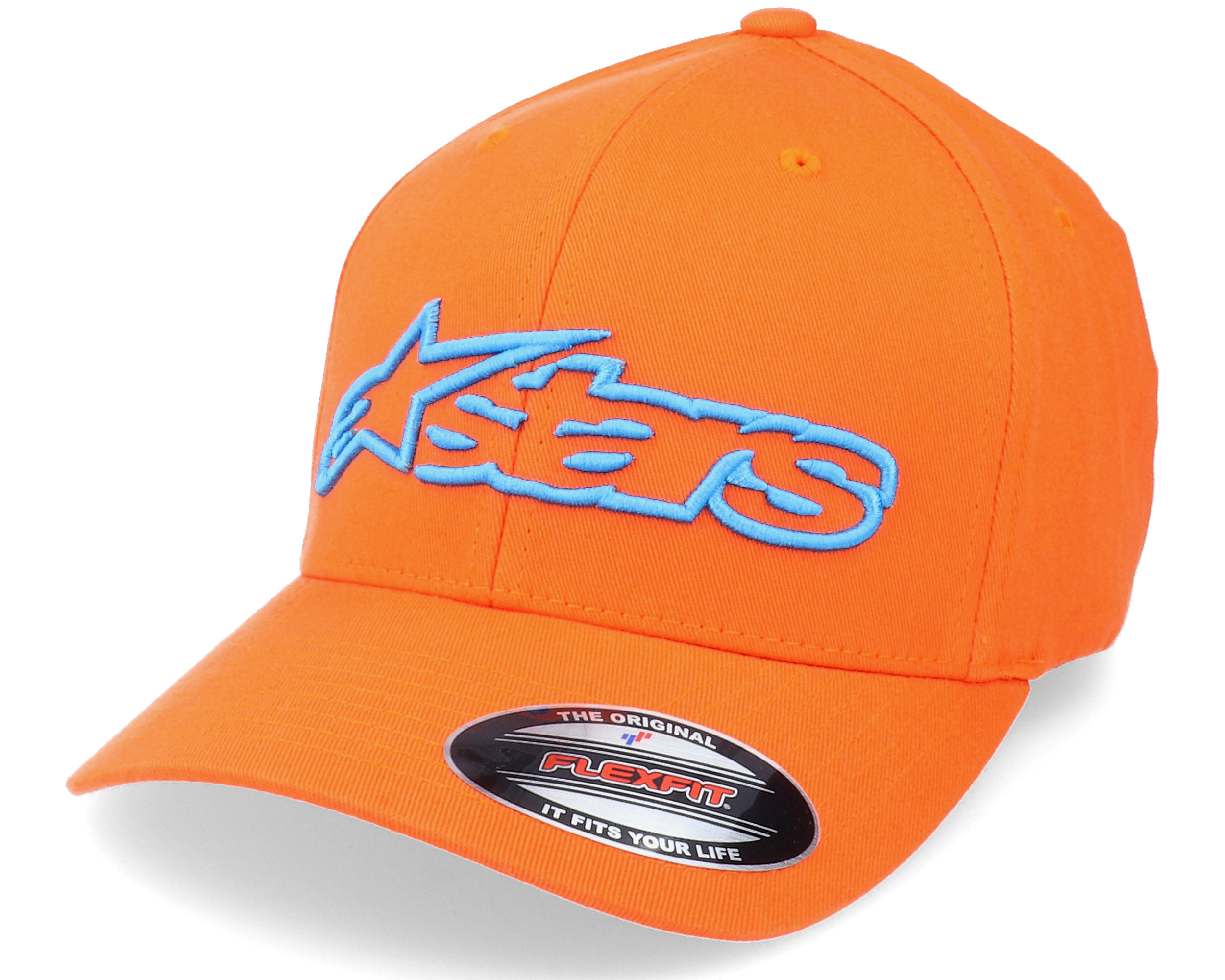 orange flexfit hat