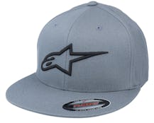 Ageless Flat Hat Charcoal/Black Fitted - Alpinestars