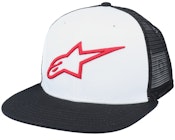 Corp Trucker White/Black Trucker