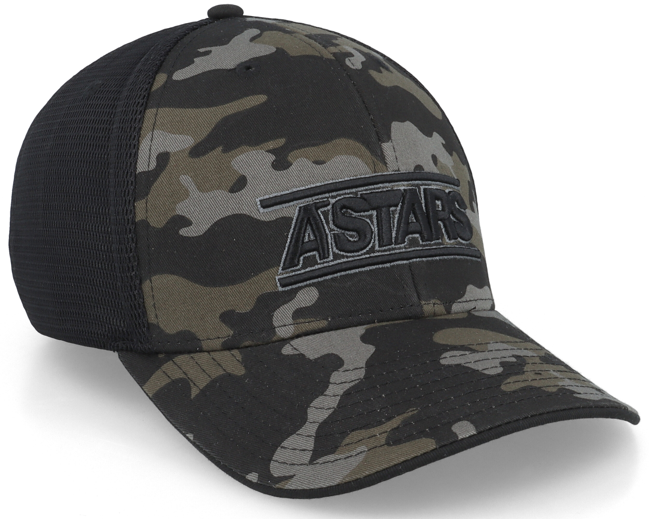 Proximity Mesh Back Multicam Hat Black Trucker