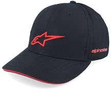 Rostrum Hat Black/Red Adjustable - Alpinestars