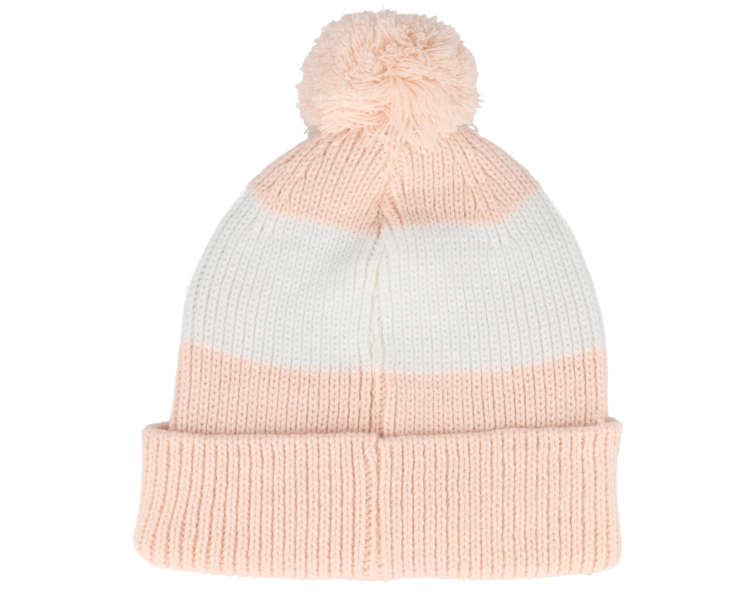 Women's Bobble Beanie Pink Pom