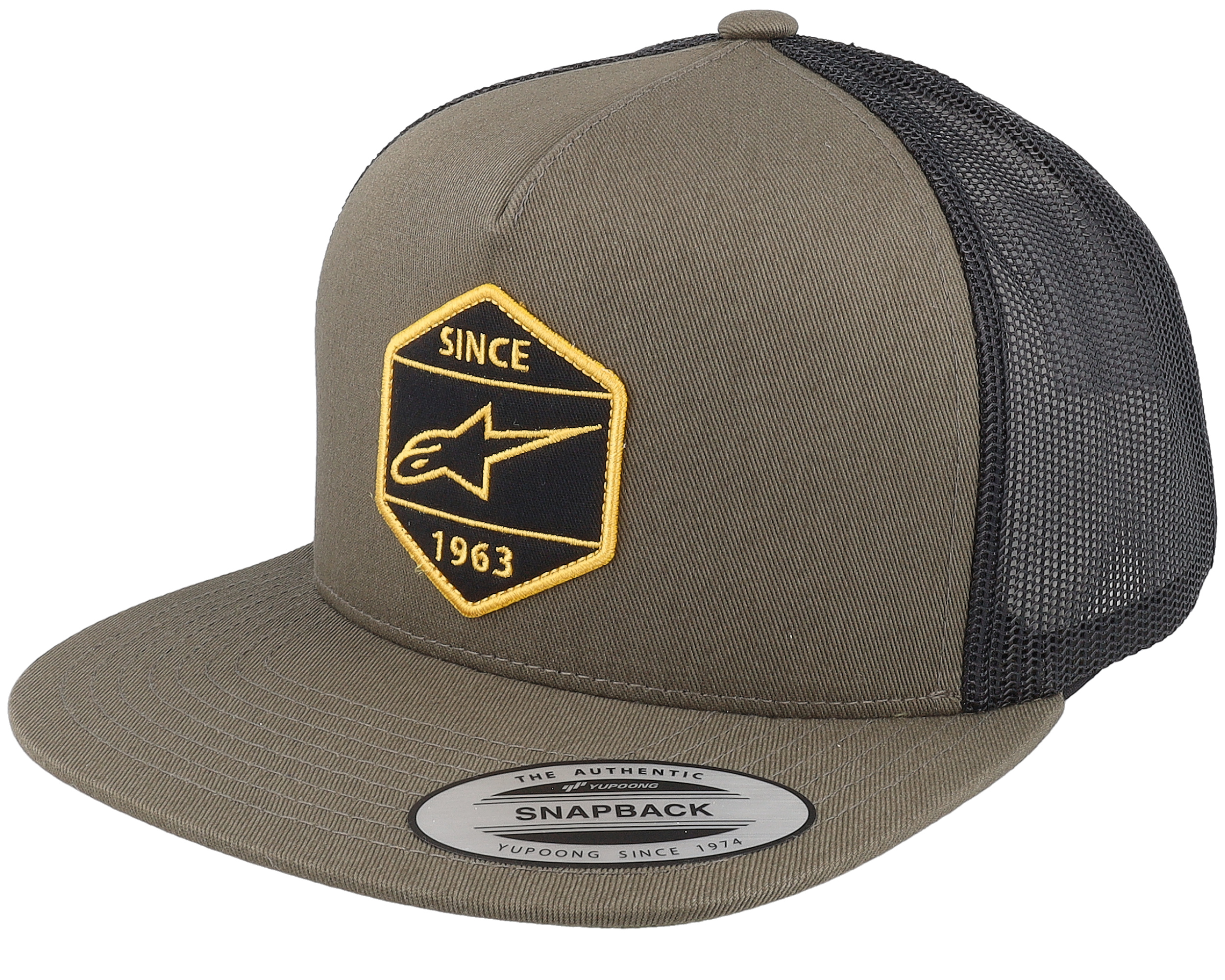 Caps Bolt Military/Black Trucker - Alpinestars