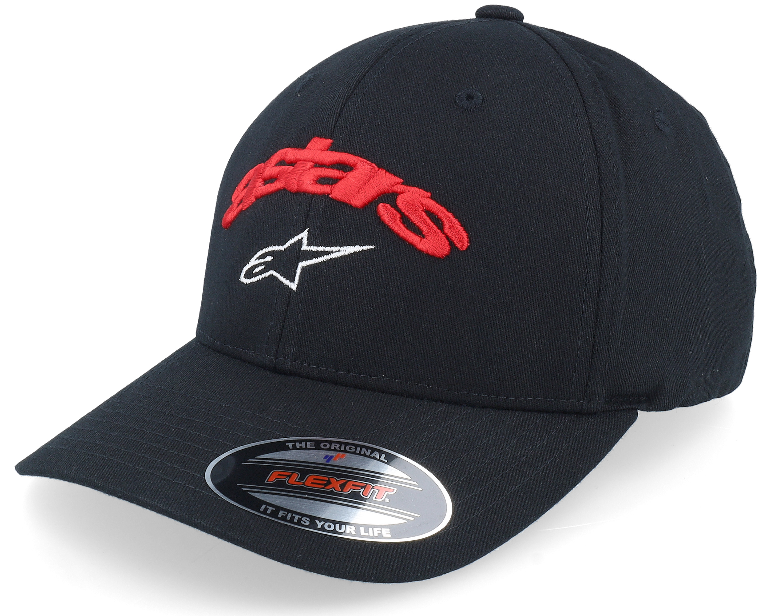 Arcstars Hat 10 Black Flexfit - Alpinestars cap | Hatstore.com