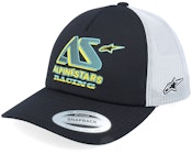 Ayess Black/White Foam Trucker