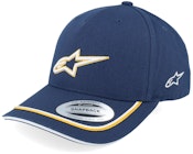 Ascension Hat Navy/Gold A-Frame Adjustable