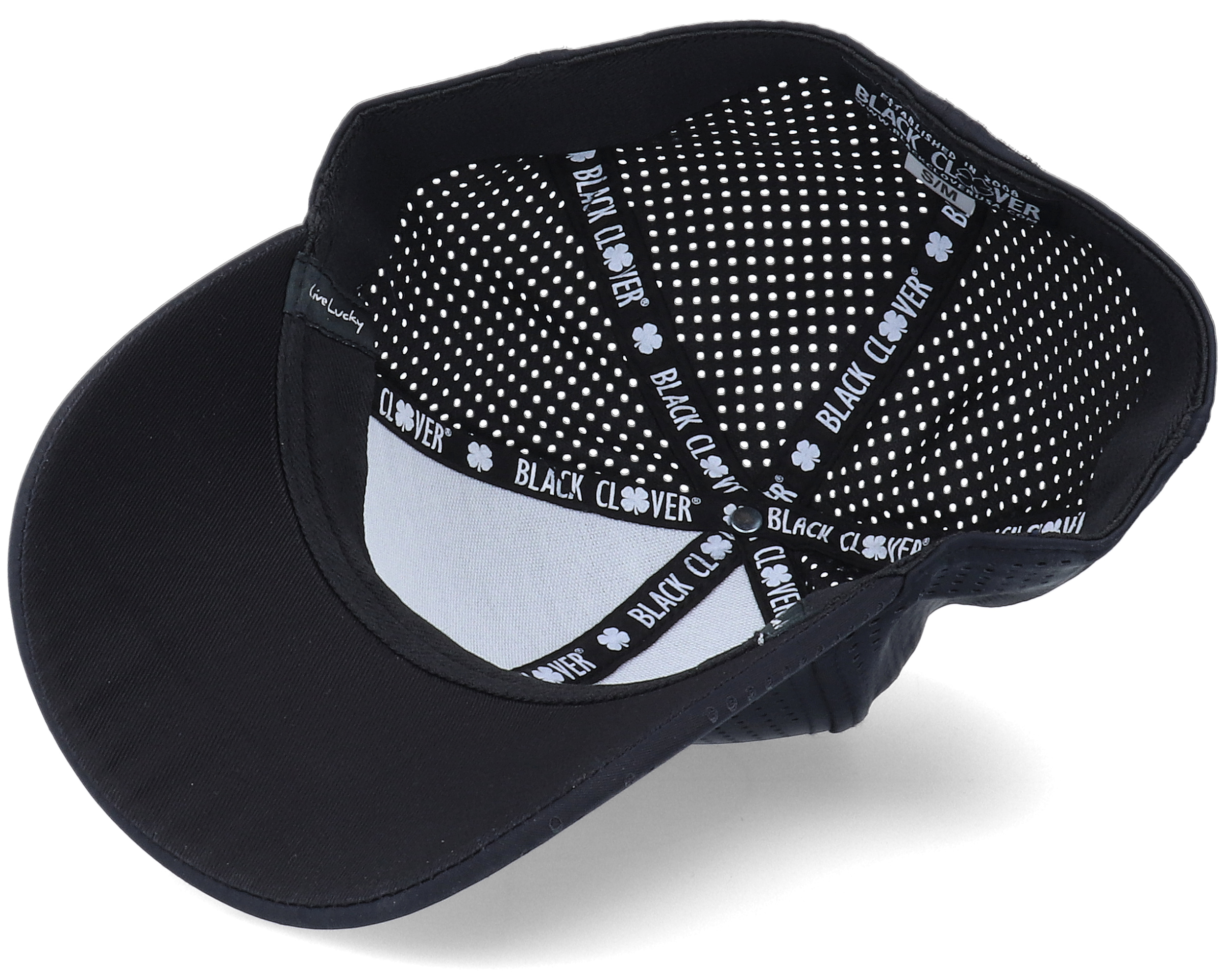 【SURGERY】surgery l clover logo cap (2colors) Premium Clover 2 Black Fitted Hat | Black Clover