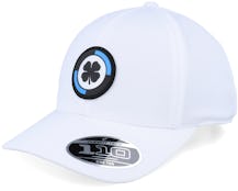 Mega Bucks-White Hat/White Mesh High Density White Adjustable - Black Clover