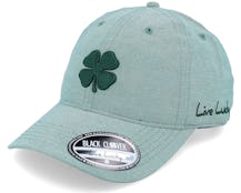 Soft Luck 8 Kelly Green/3d Dark Green Clover Dad Cap - Black Clover