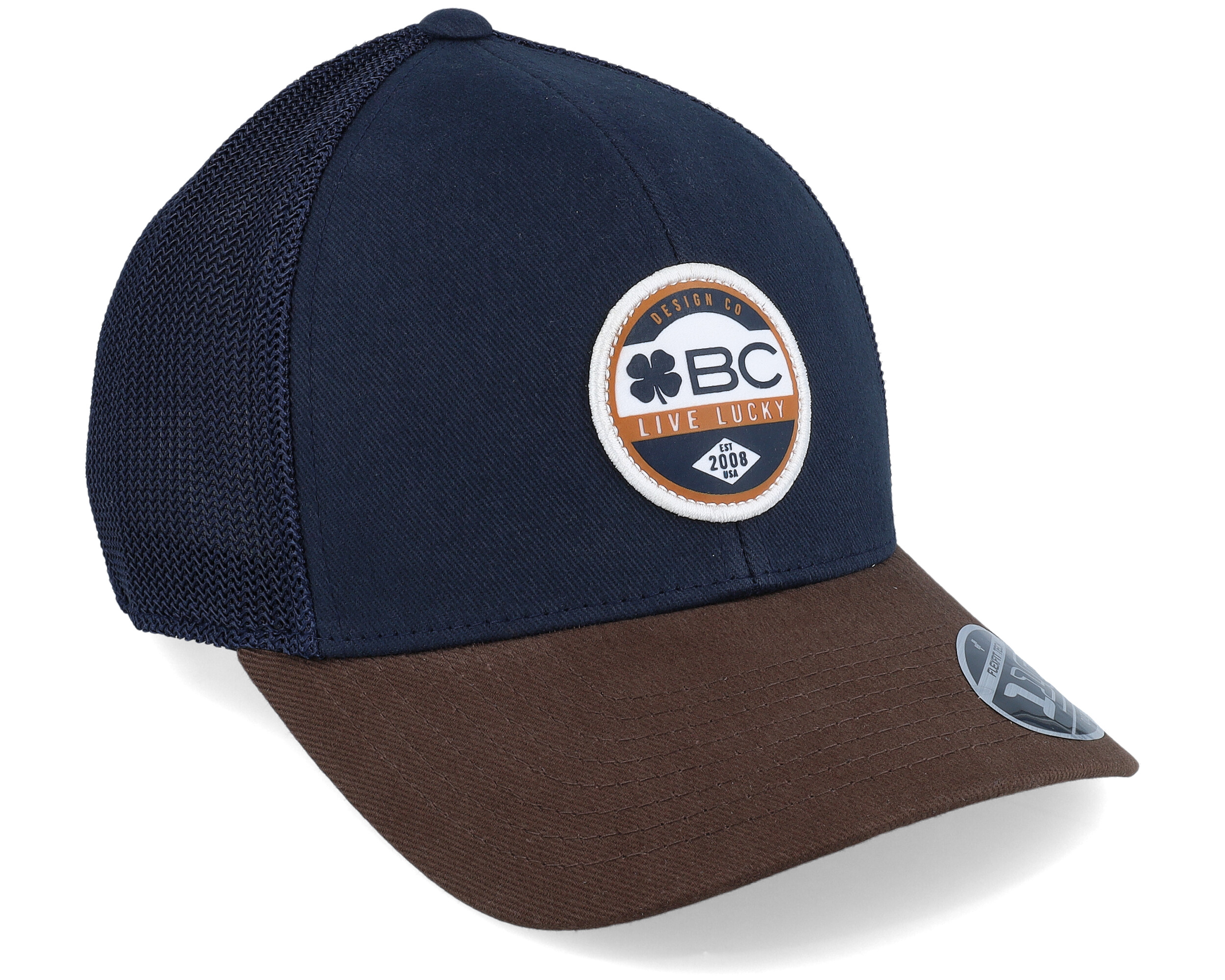 Leroy Navy/Brown/Navy Mesh/Hd Print Patch Trucker