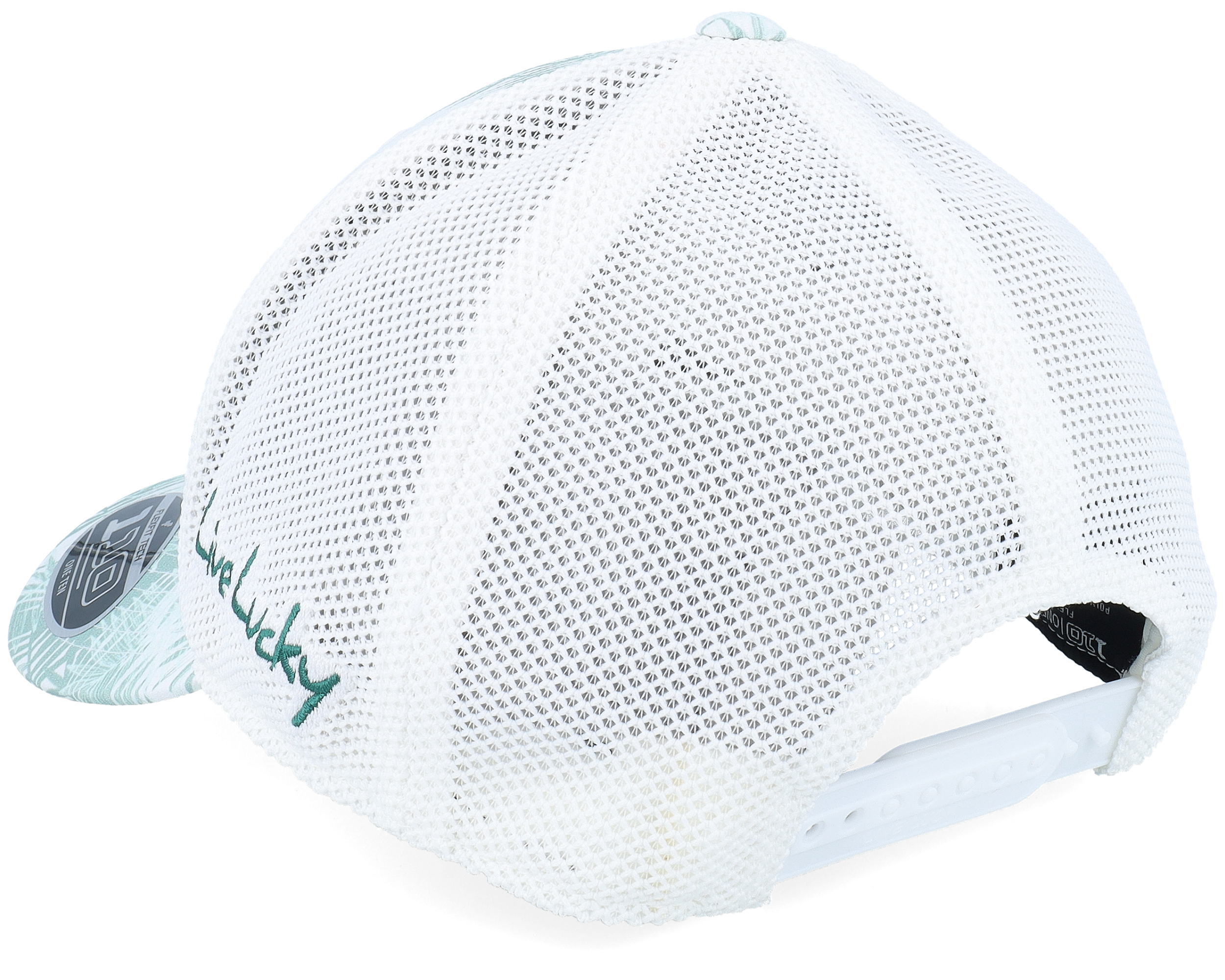 Malta 2 White/Green Tropical Trucker - Black Clover
