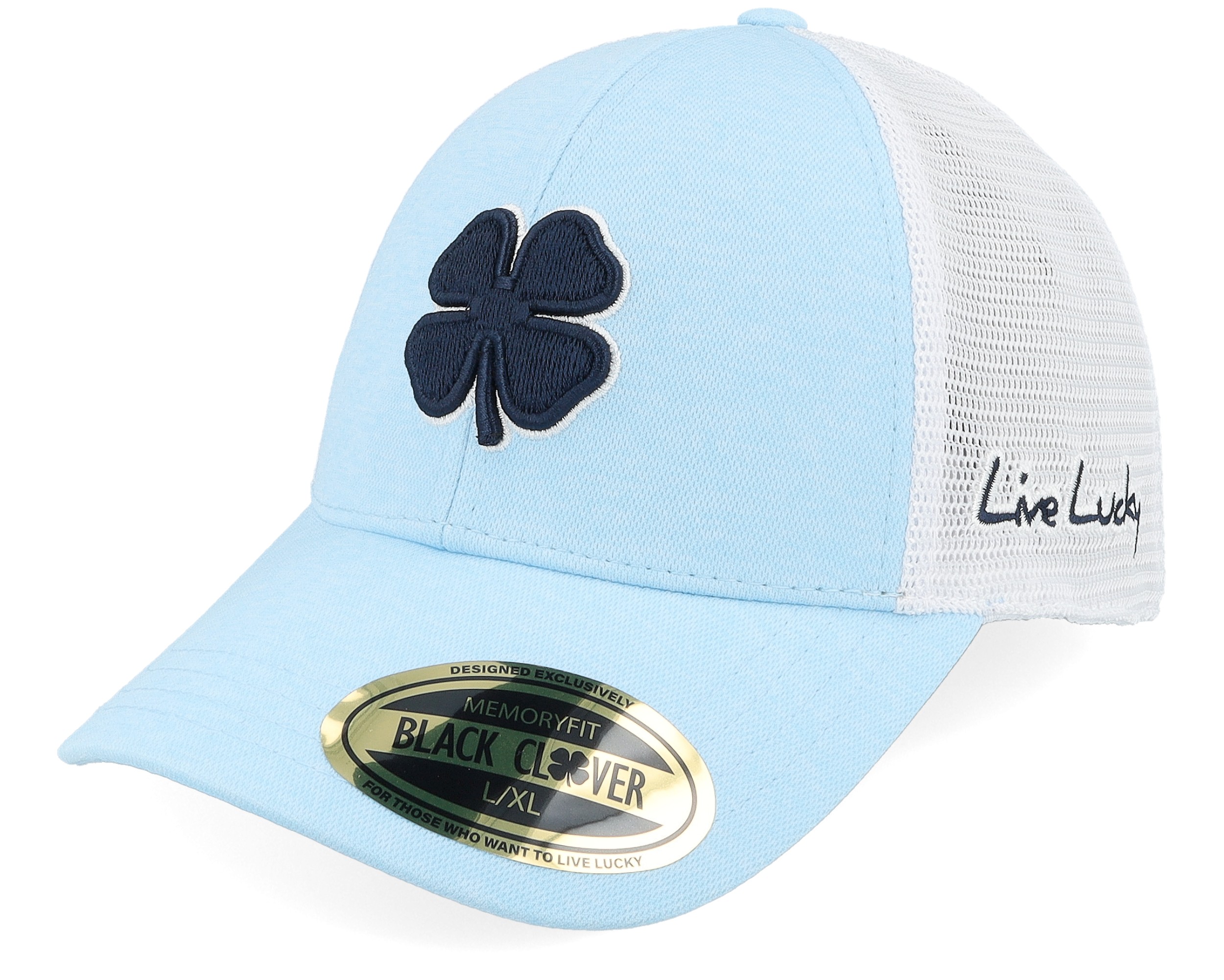 他の人はこちらも検索 Luck In Boxed Navy/White Clover Black - Adjustable Clothing