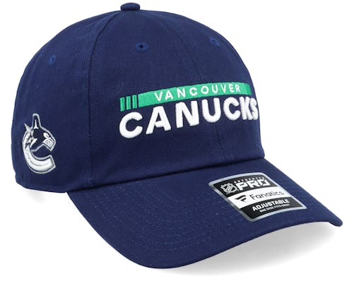 Vancouver Canucks Authentic Pro Game&Train Blue Cobalt Dad Cap - Fanatics
