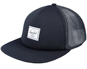 Whaler Mesh Classic Logo Black Classic Label Snapback