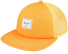 Whaler Mesh Classic Logo Safety Orange Trucker - Herschel