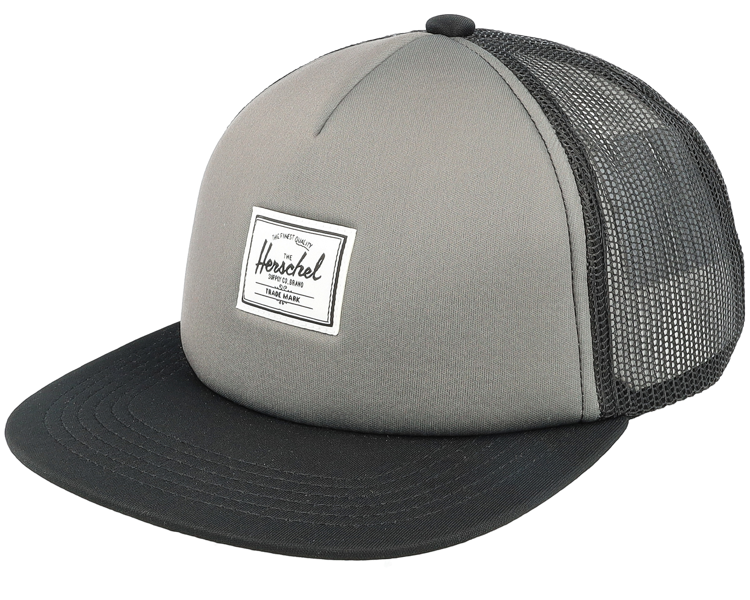 Whaler Mesh Classic Logo Gargoyle/Black Trucker - Herschel cap ...