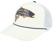 Marina Mesh Fish Cap Vintage White Trucker