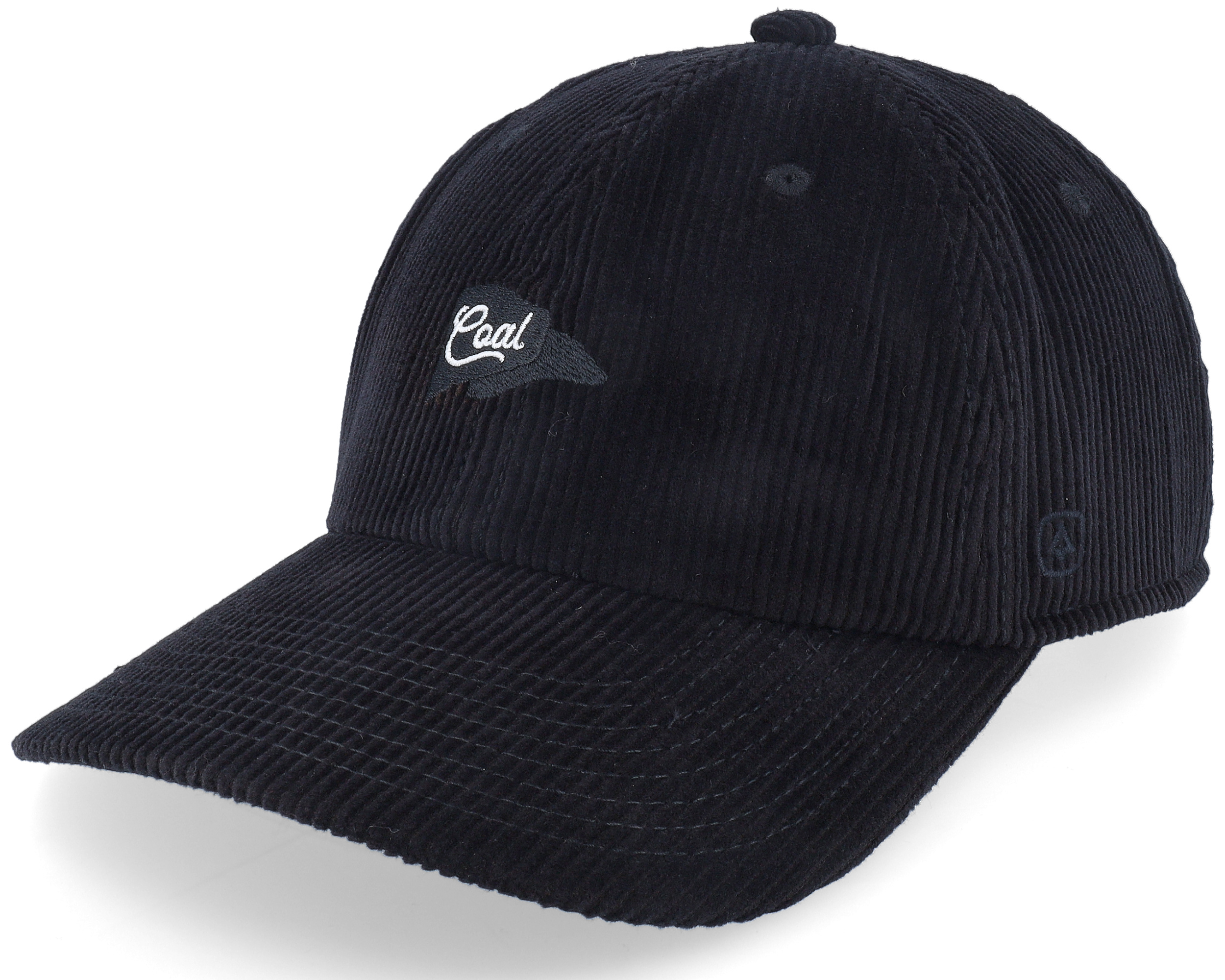 The Whidbey Ultra Low Profile Black Dad Cap - Coal