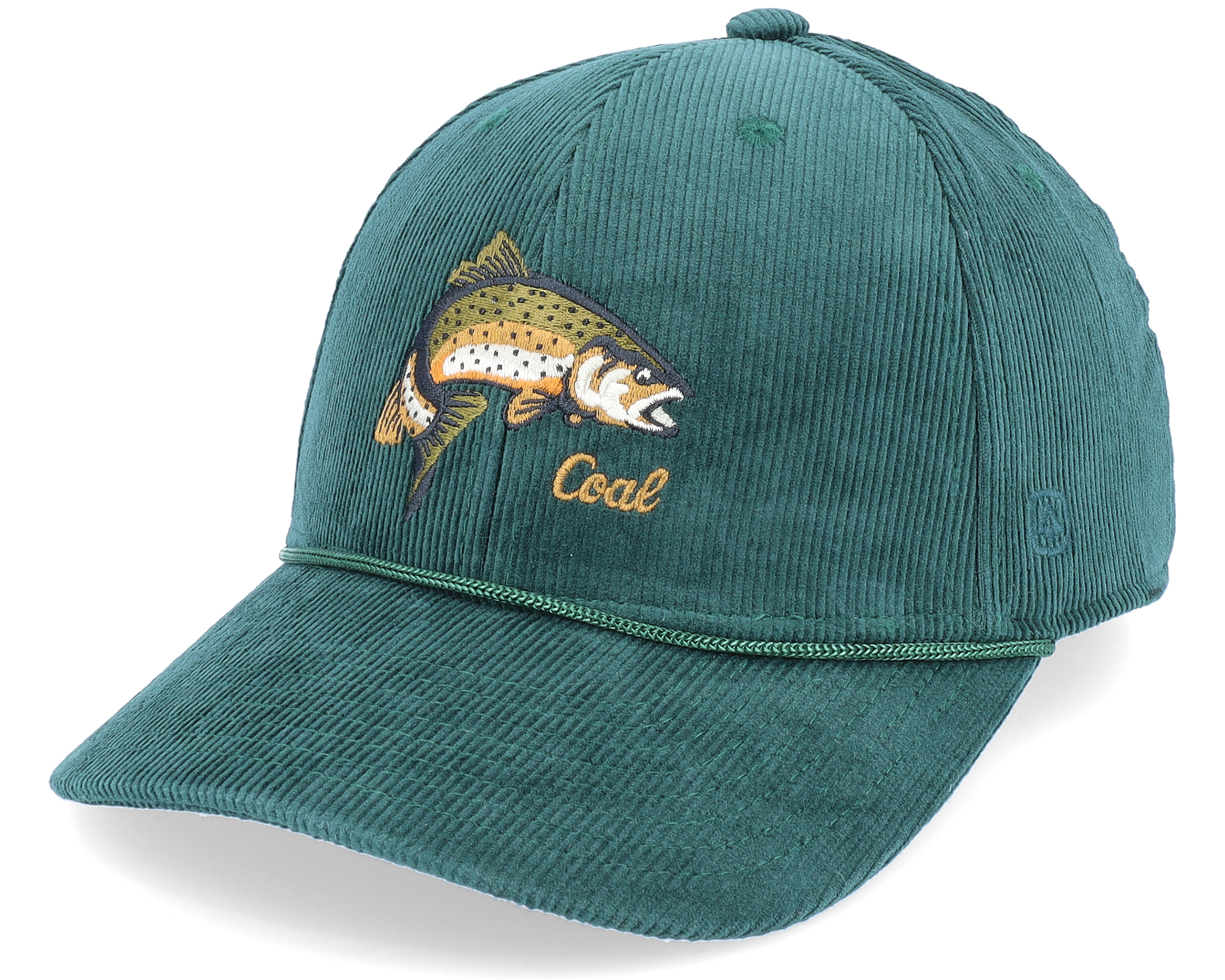 Wilderness Fish Low Dark Green Adjustable - Coal cap