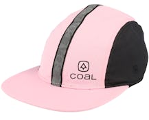 The Pacer Ultra Low Profile Dusty Rose/Black 5-Panel - Coal