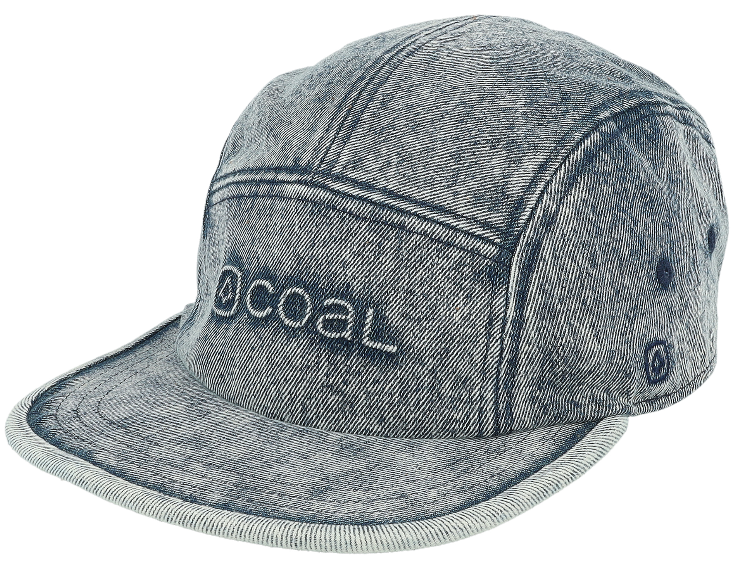 The Edison Washed 5 Panel Hat | Coal Headwear Light Acid Wash